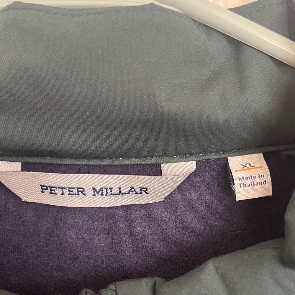 Peter Millar Merge Hybrid Fleece Jacket In Nordic Pine Size XL - Picture 5 of 10